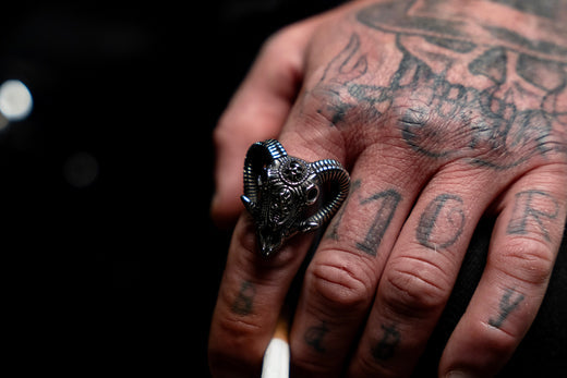  skulls on stainless stainless rings