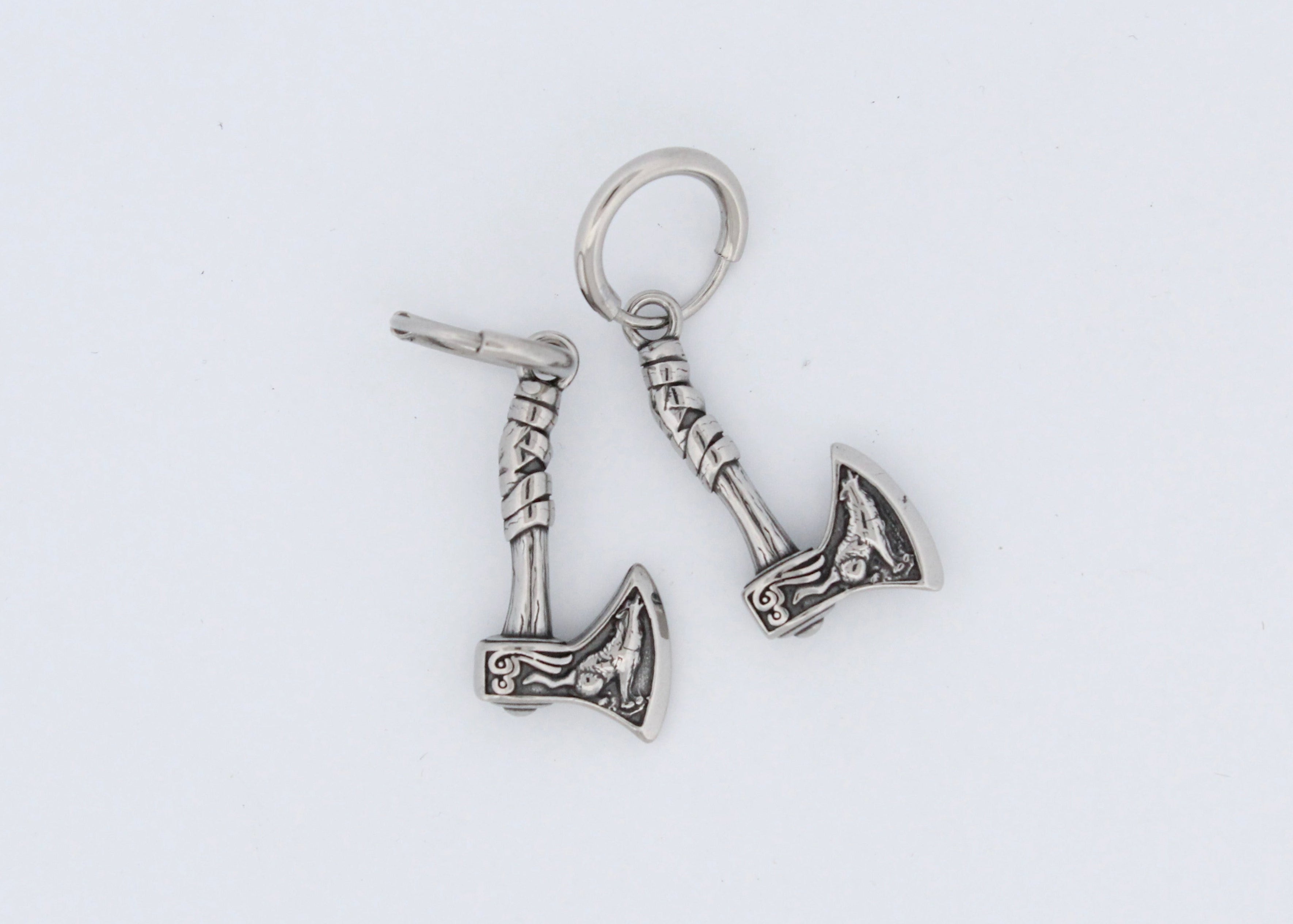 HOWLING AXE HOOP EARRINGS