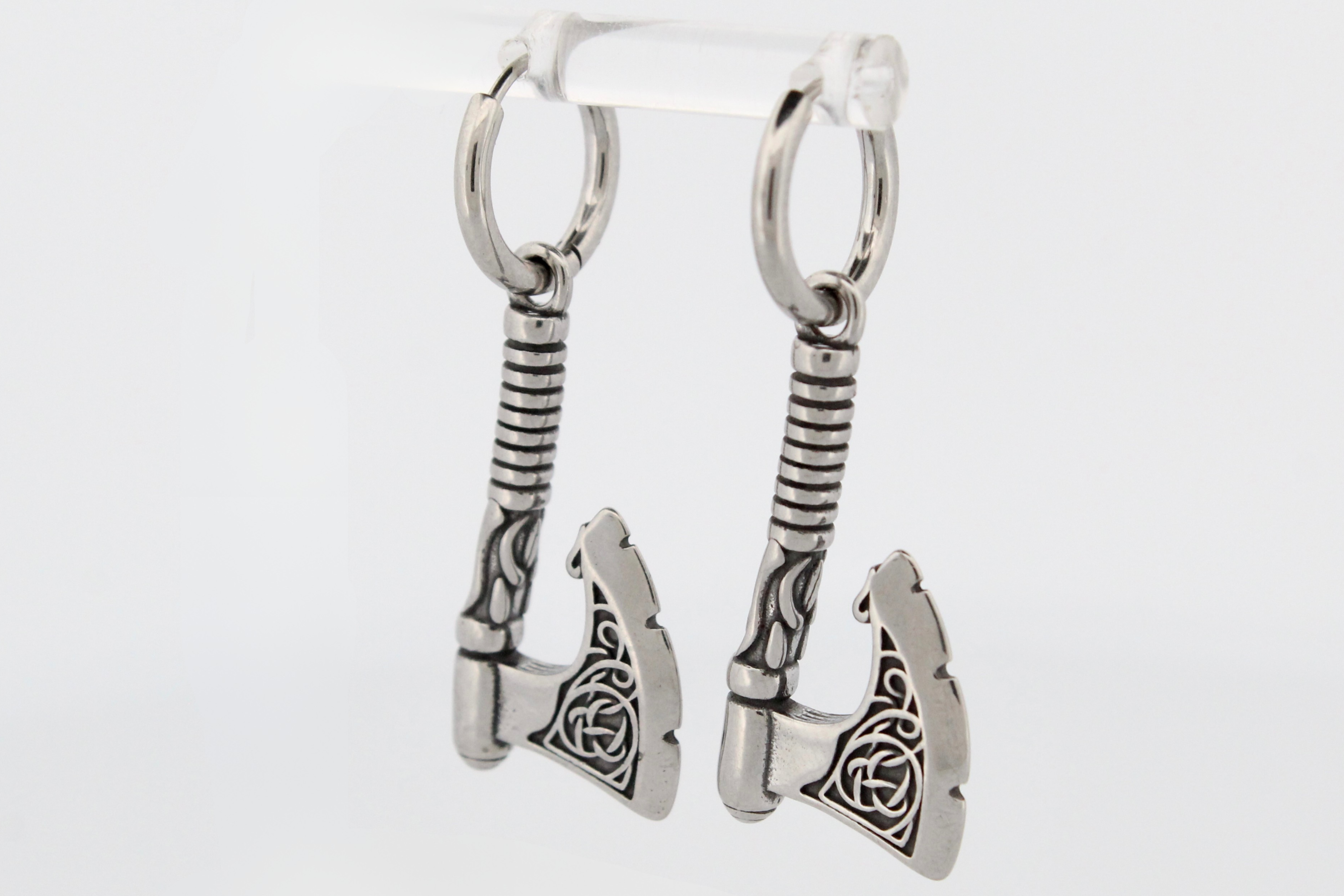 VIKING AXE HOOP EARRINGS