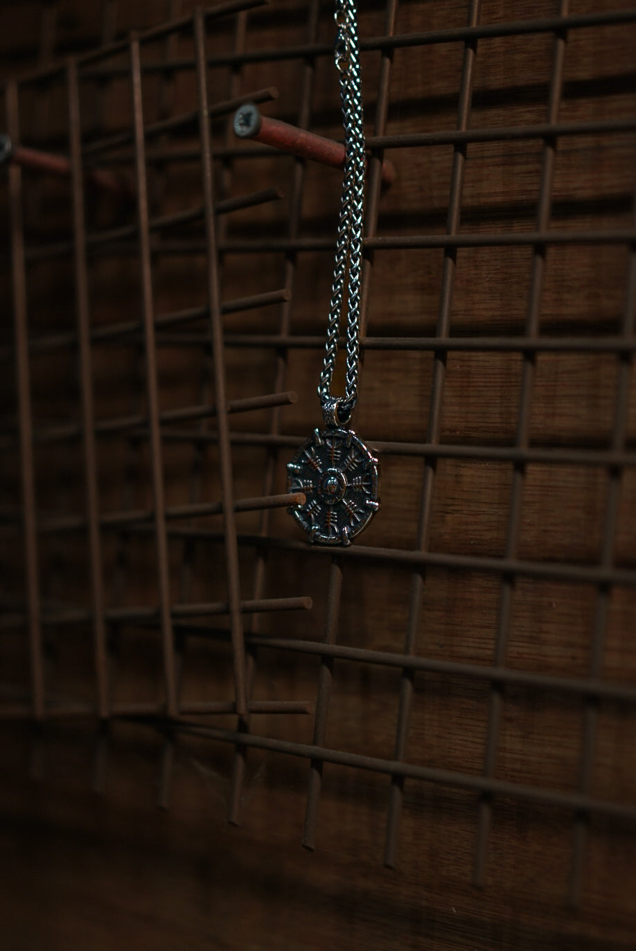 WARRIOR SHIELD PENDANT & CHAIN